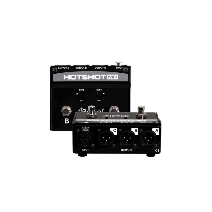 Pedal conmutador de entrada radial Mod. HOTSHOT MD