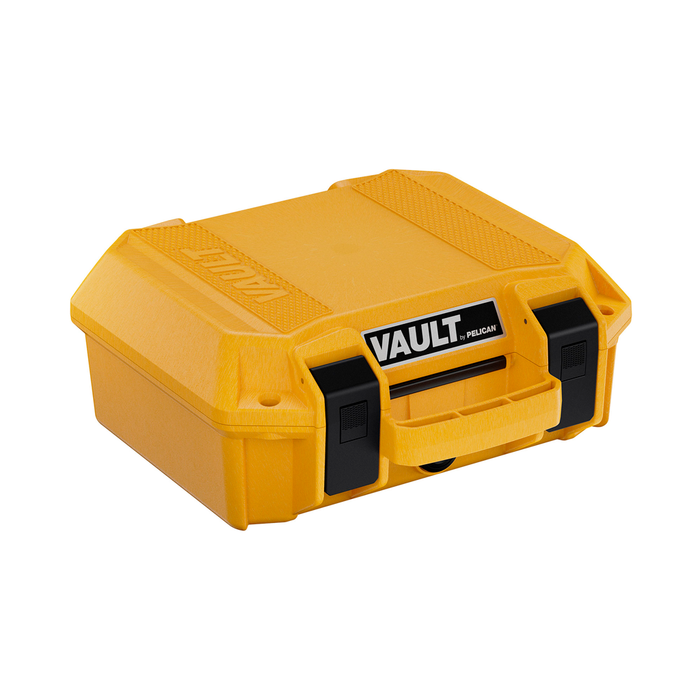 Estuche Vault by Pelican amarillo con foam v100c