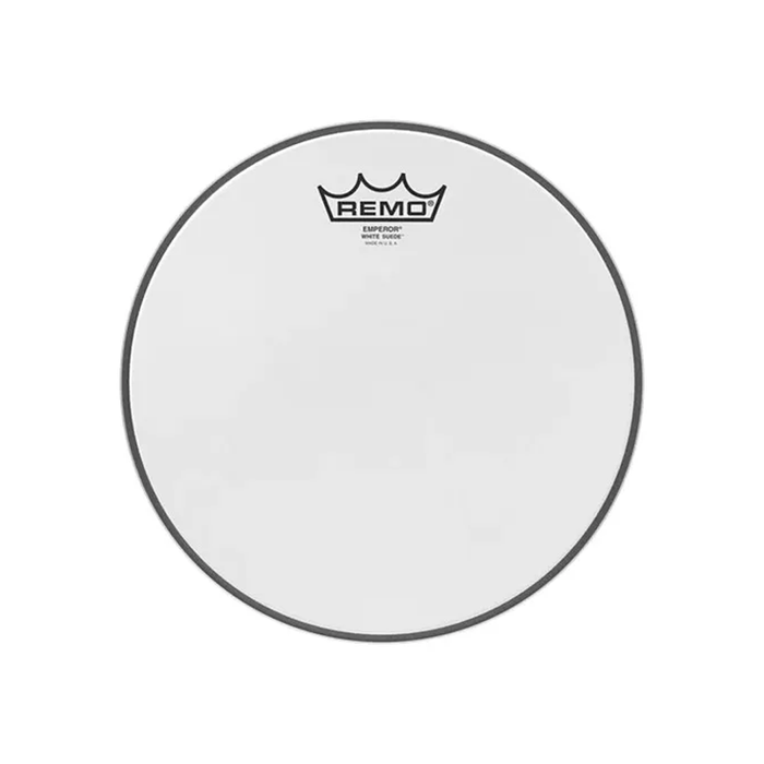 Parche 18" remo emperor white sude Mod. BE-0818-WS