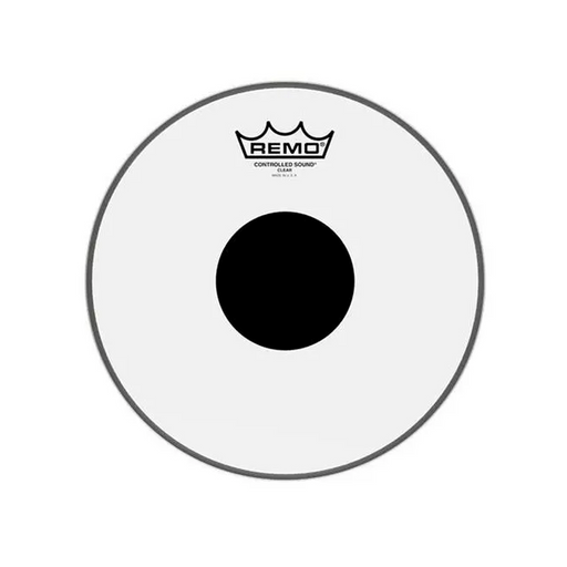 Parche 12" remo controlled sound clear black dot Mod. CS-0312-10 - gbamusicstore