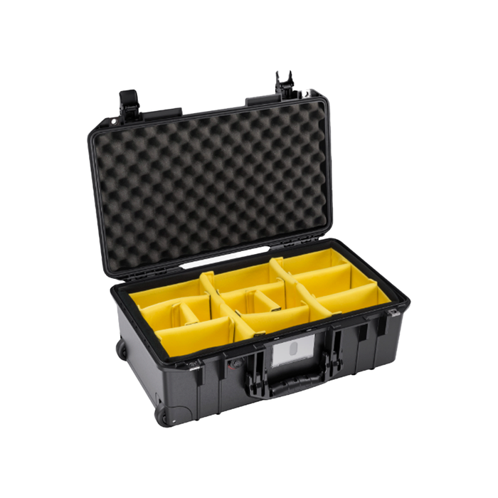 Estuche Pelican air negro con divisores acolchados Mod. 1535