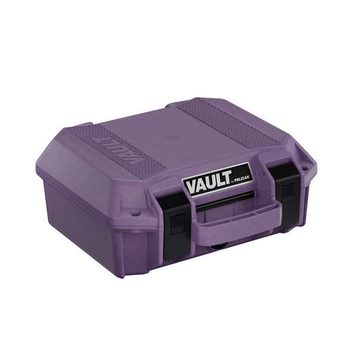 Estuche Vault by Pelican morado con foam Mod. V100C