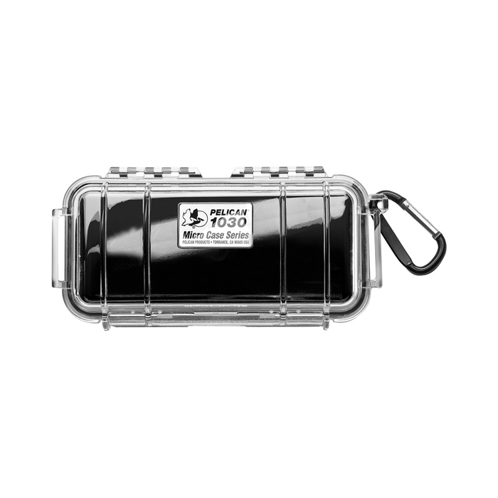 Micro case de protección pelican (BLACK/CLEAR) Mod. 1030