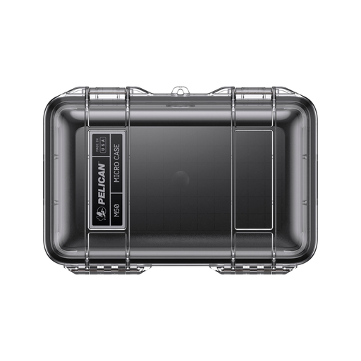 Micro case de protección pelican (BLACK/CLEAR) Mod. M50 - gbamusicstore