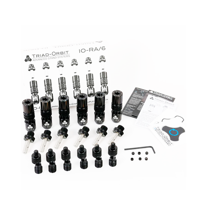 Paquete de adaptadores de aluminio (6 piezas) Triad Orbit Mod IO-RA/6