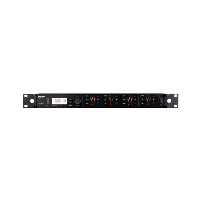 Receptor Digital Shure Quad Rf Cascada Mod. ULXD4Q