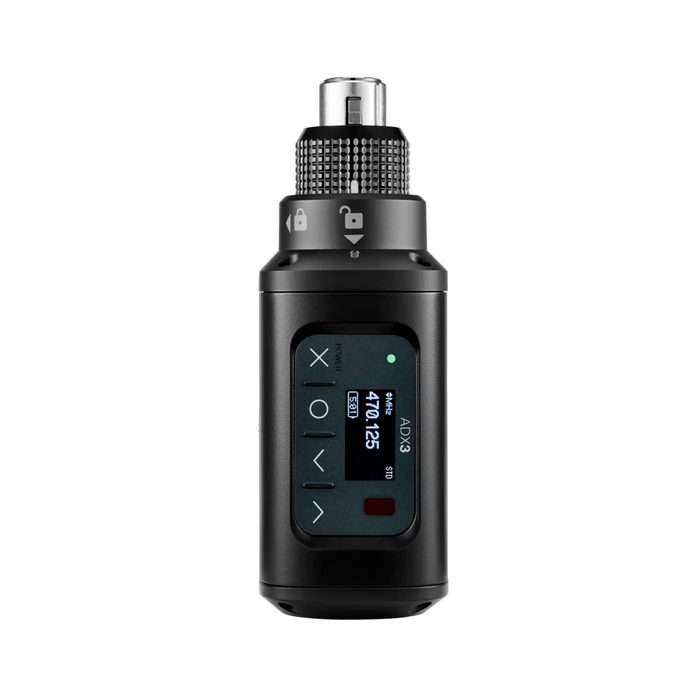 Transmisor digital plug-on axient con showlink g55 shure adx3br-G55 Mod. ADX3BR