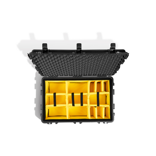 Estuche pelican protector negro con divisores acolchados Mod. 1654 - gbamusicstore