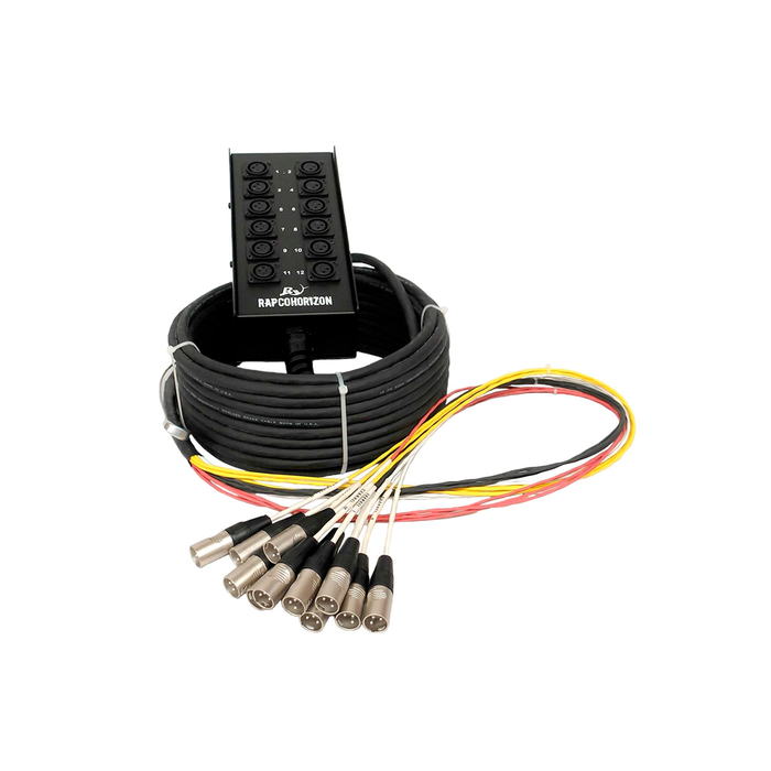 Subsnake de 12ch 25ft c/neutrik rapcohorizon Mod. 25NSB12
