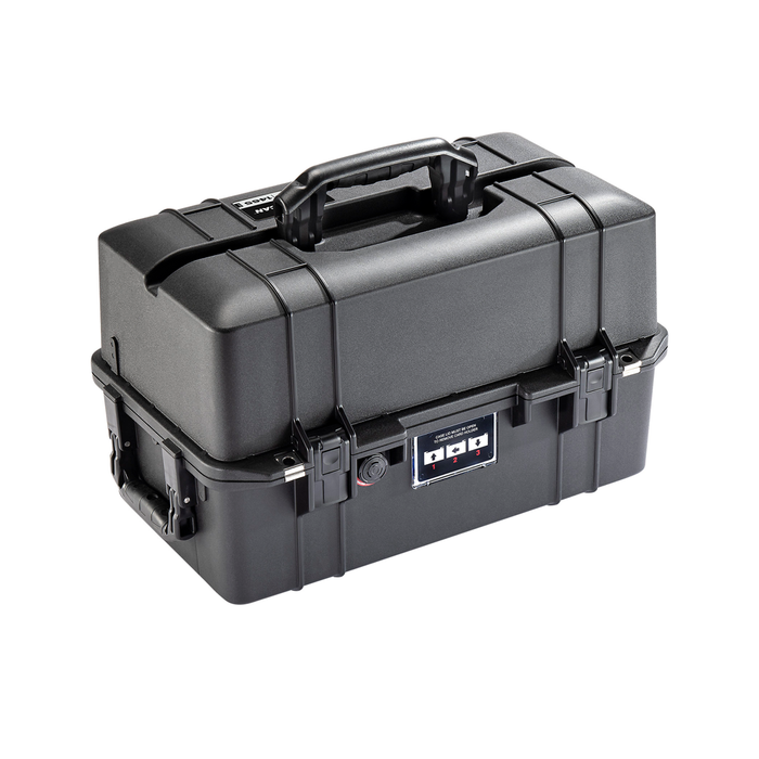 Estuche pelican air negro con foam Mod. 1465