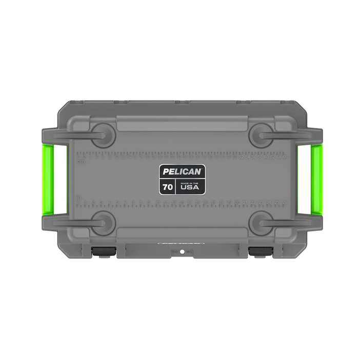 Hielera portatil pelican (dark gray/green) Mod. 70Q-1-DKGRYEGRN
