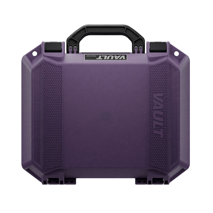 Estuche vault by Pelican morado con foam Mod. V200C