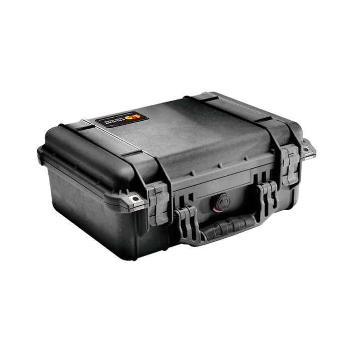 Estuche Pelican protector negro con foam Mod. 1450