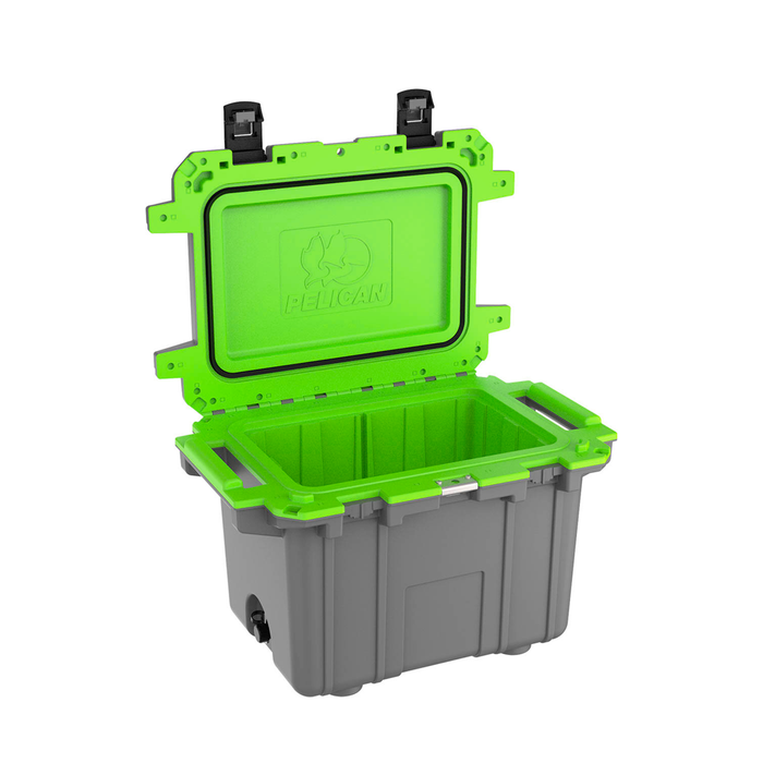 Hielera portatil pelican dark gray/green pelican Mod. 50Q1DKGRYEGRN