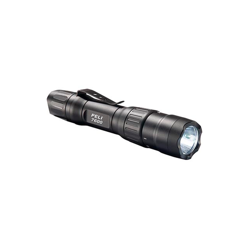 Linterna pelican de mano recargable negra Mod. 7600 - gbamusicstore
