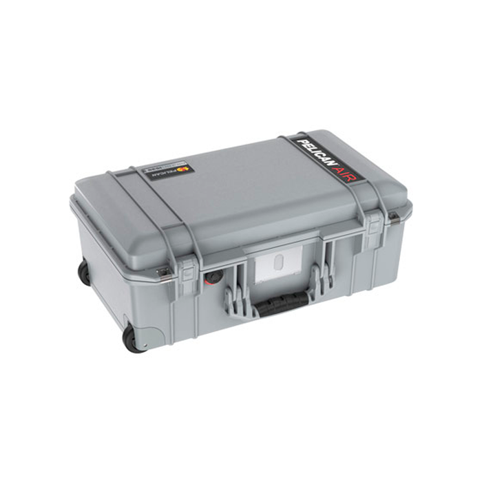 Estuche Pelican air plateado con foam 1535