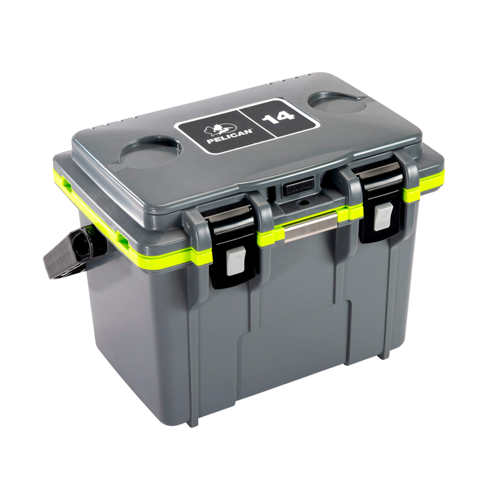 Hielera portatil pelican (dark gray/green) pelican Mod. 20Q1DKGRYEGRN