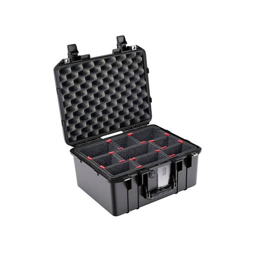 Estuche pelican air negro con divisores acolchados Mod. 1507 - gbamusicstore