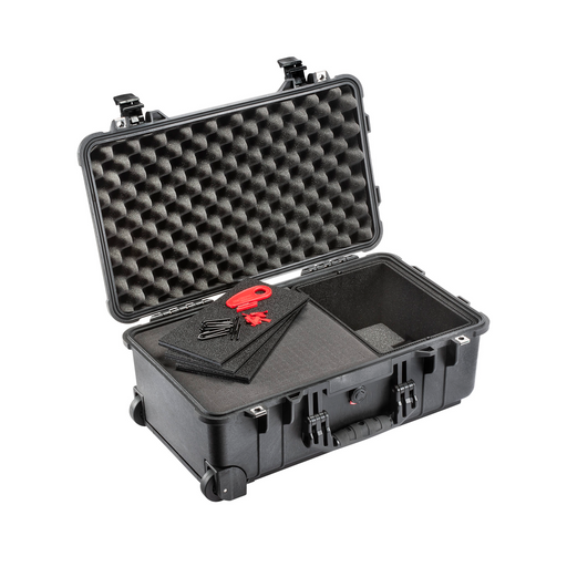 Estuche pelican protector negro con divisores y foam Mod.  1510TPF - gbamusicstore