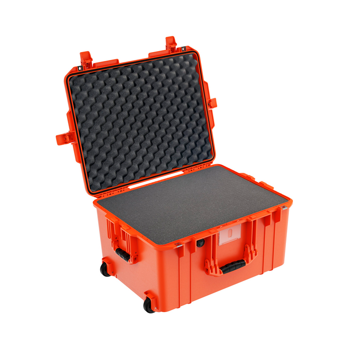 Estuche pelican air naranja con foam Mod. 1607