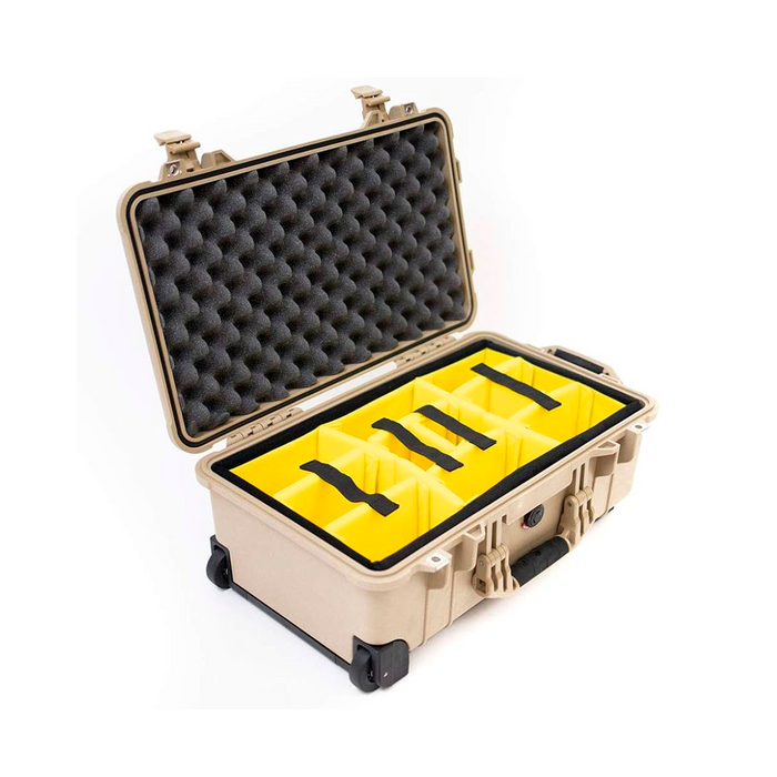 Estuche pelican protector arena con divisores acolchados Mod. 1514