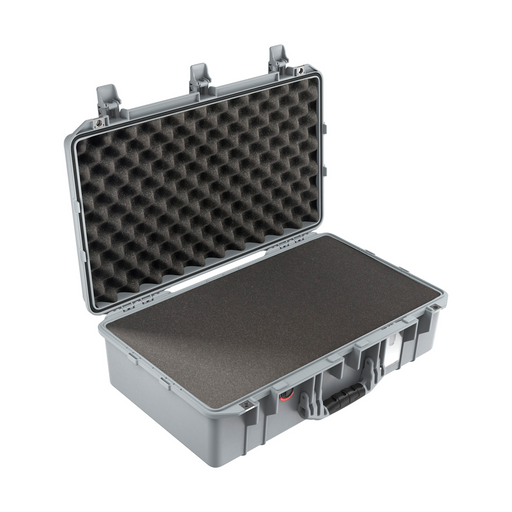 Estuche pelican air plateado con foam Mod. 1555 - gbamusicstore