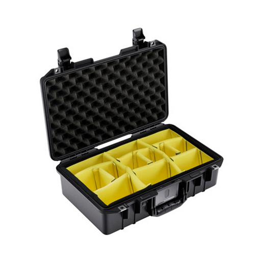 Estuche pelican air negro con divisores acolchados Mod. 1485 - gbamusicstore