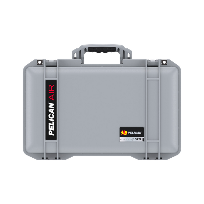 Estuche pelican air plateado con foam 1525