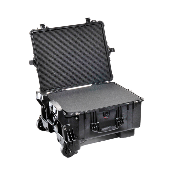 Estuche pelican protector negro todo terreno con foam Mod. 1610M