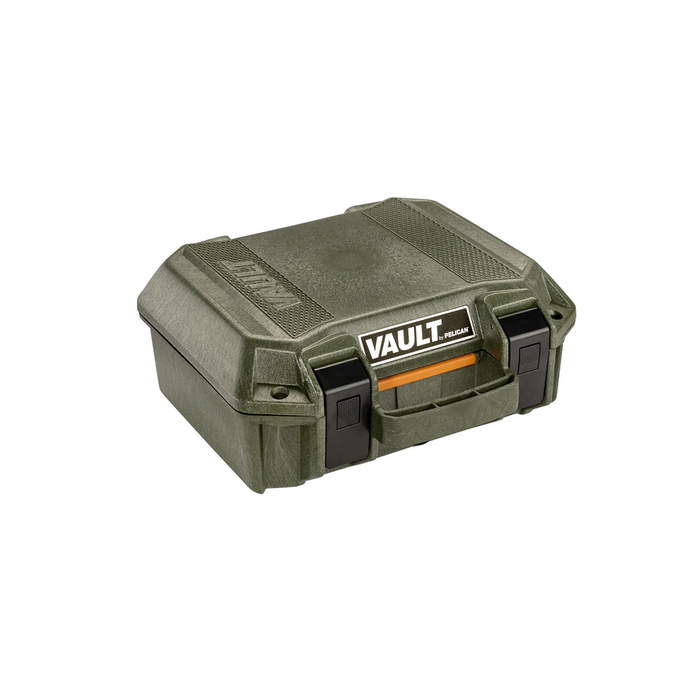 Estuche de alta resistencia verde con foam vault Mod. V100C