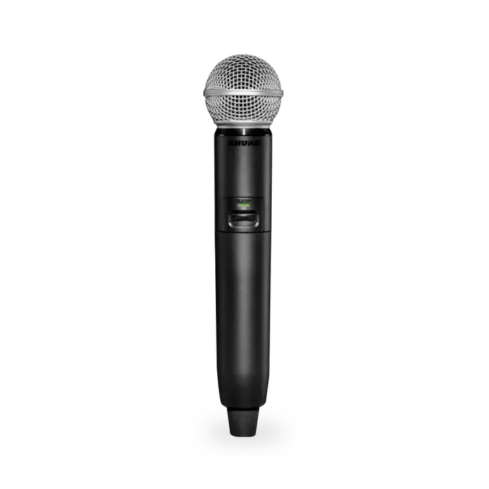 Sistema inalámbrico Shure GLX-D+ con transmisor de mano y cápsula SM58 Mod. GLXD24+/SM58