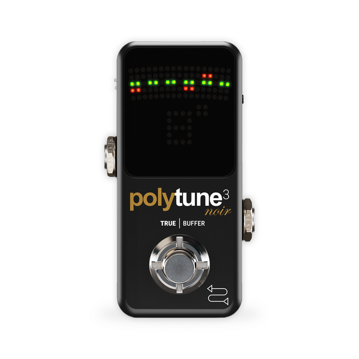 Afinador Cromático Polifónico Tc Electrónic Mod. POLYTUNE 3 NOIR