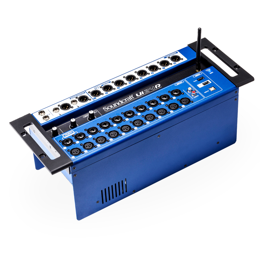 Mezcladora digital Soundcraft de 24 canales Mod. Ui24R gbamusicstore