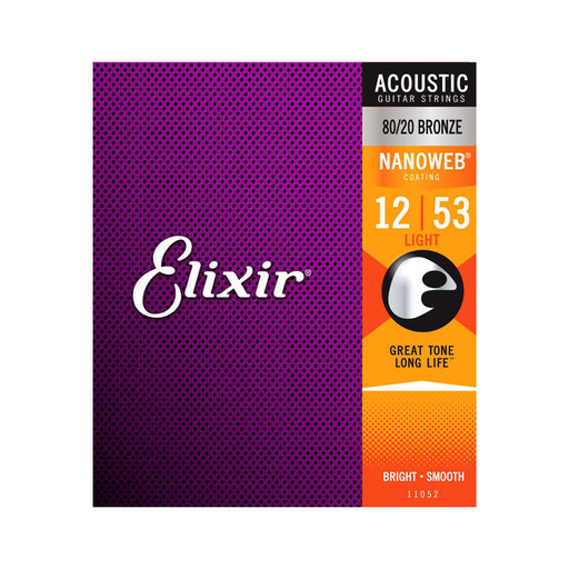 Cuerdas Guit Acustica Elixir 12-53 11052 - gbamusicstore