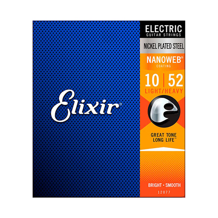 Cuerdas Guit Electrica Elixir 10/52 12077 - gbamusicstore