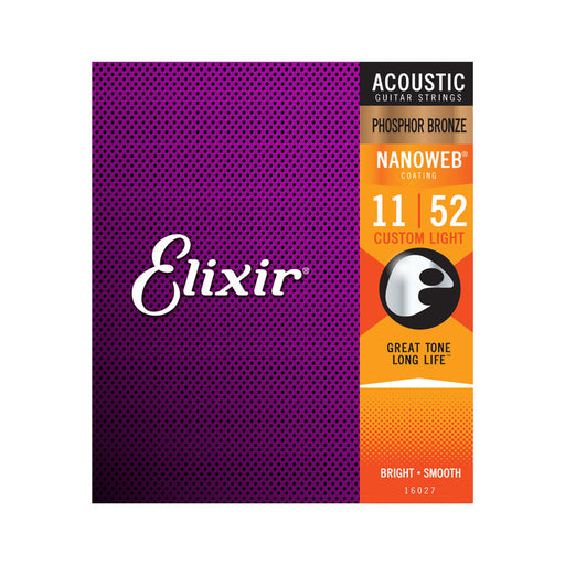 Cuerdas Guit Acustica Elixir 11/52 16027 - gbamusicstore