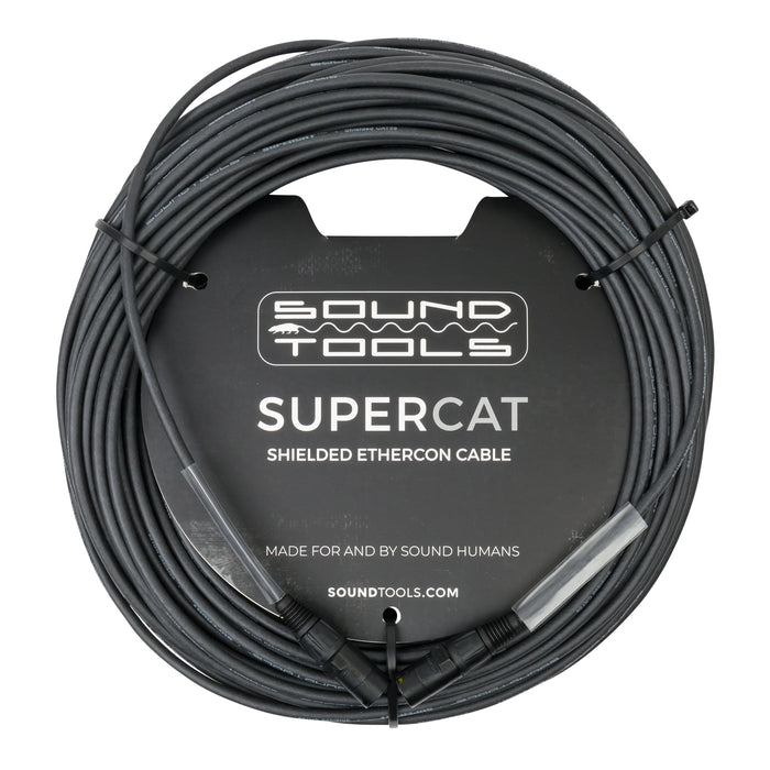 Cable Supercat Ethercon Cat 5 Negro Soundtools Mod. SC3215