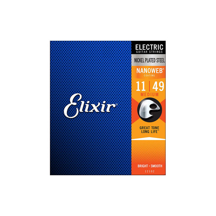 Cuerdas Guit Electrica Elixir 11/49 12102 - gbamusicstore