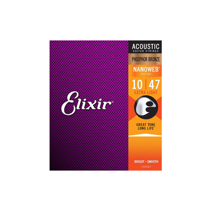 Cuerdas Guit Acustica Elixir 10/47 16002 - gbamusicstore