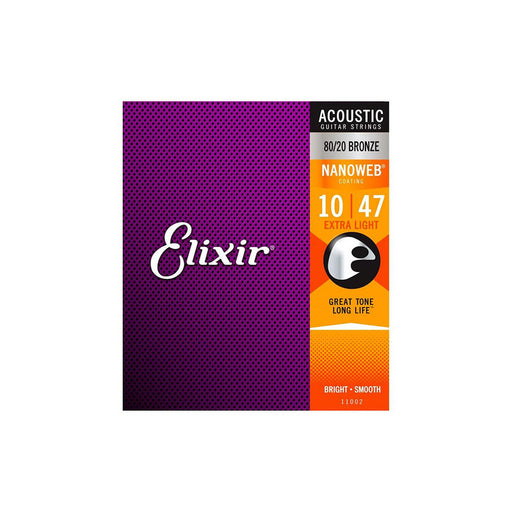 Cuerdas Guit Acustica Elixir 10/47 11002 - gbamusicstore