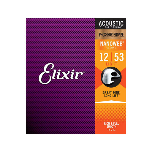 Cuerdas Guit Acustica Elixir 12/53 16052 - gbamusicstore