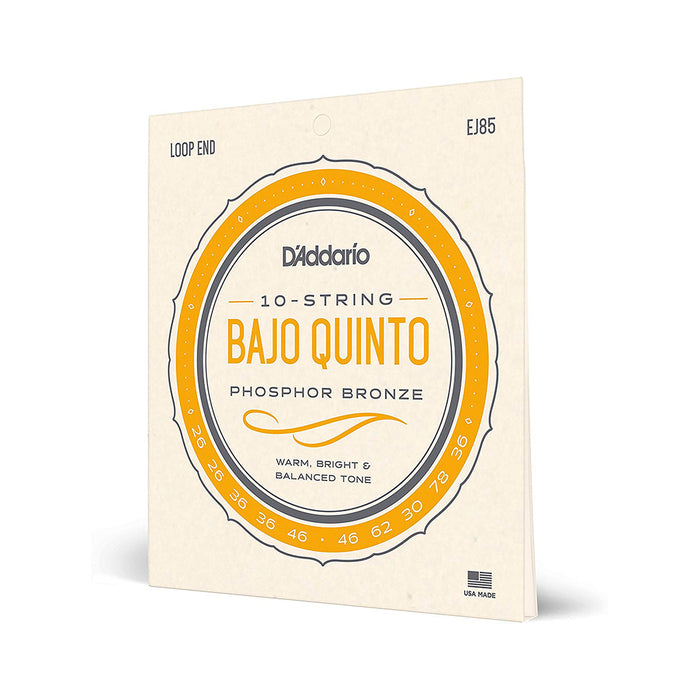 Cuerdas Bajo Quinto Daddario Ej85 - gbamusicstore