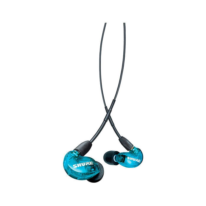 In Ear Shure Se215Spe-B-Uni Azul - gbamusicstore