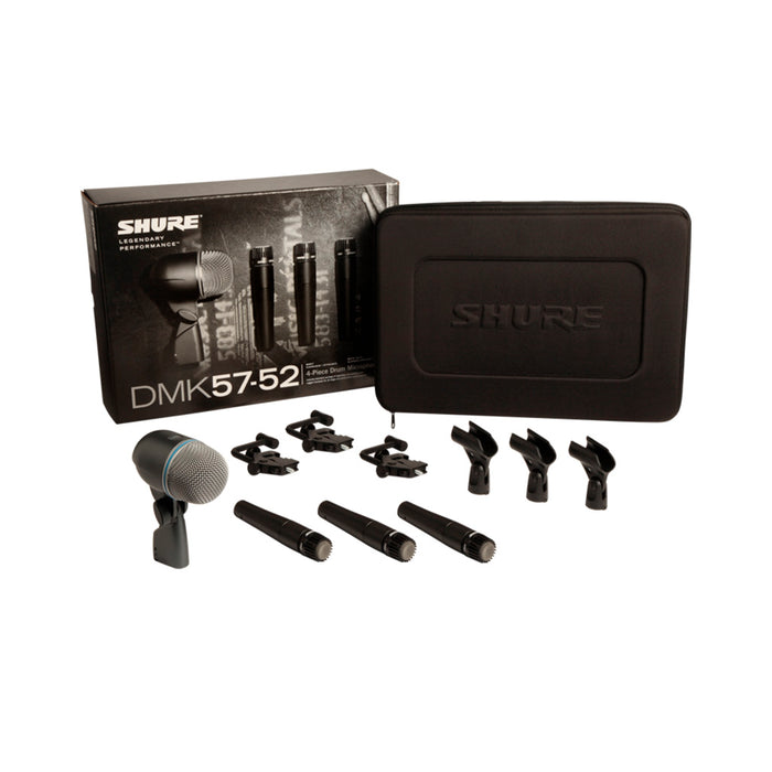 Kit De Microfonia Shure P/ Bateria Dmk57-52 - gbamusicstore