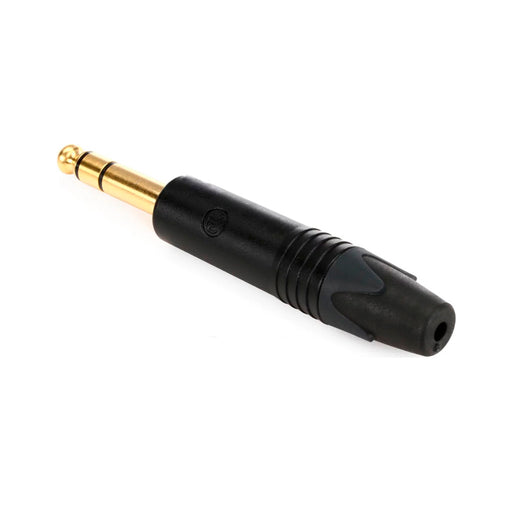 Conector 1/4"Trs Neutrik Plug Negro Punta Oro Np3X-B - gbamusicstore