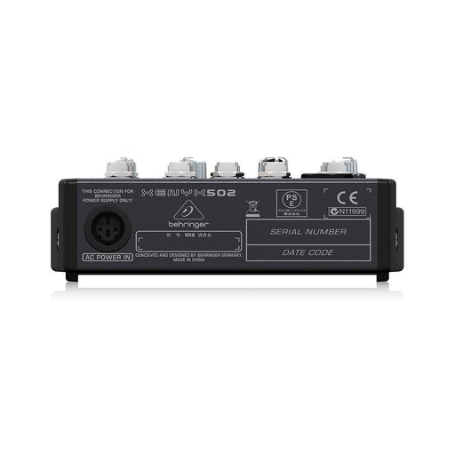 Mezcladora Behringer Xenyx 502 - gbamusicstore