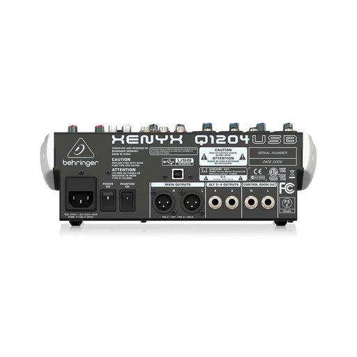 Mezcladora Behringer Xenyx Q1204Usb - gbamusicstore