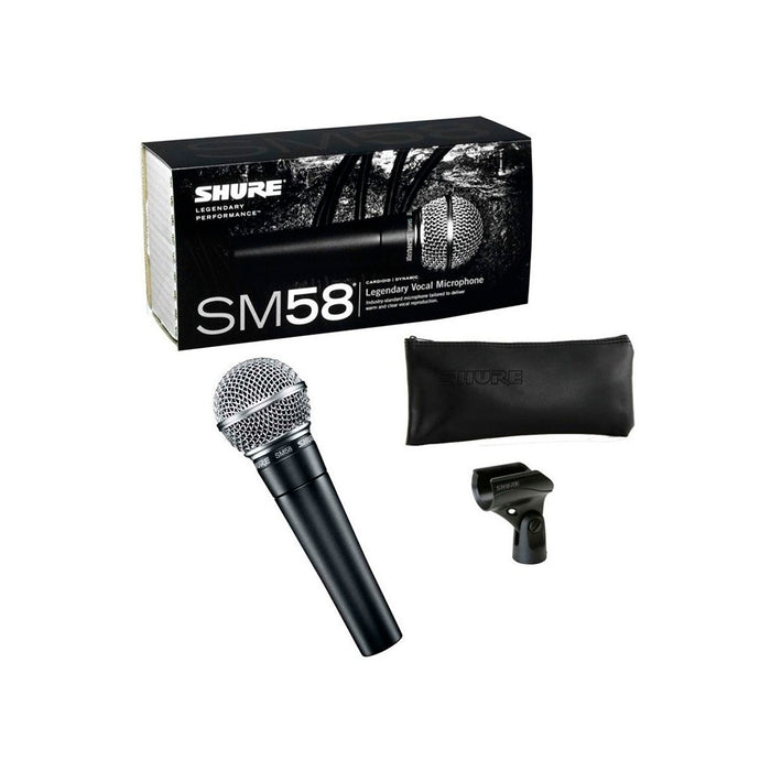 Microfono Shure Dinamico De Mano Sm58-Lc - gbamusicstore