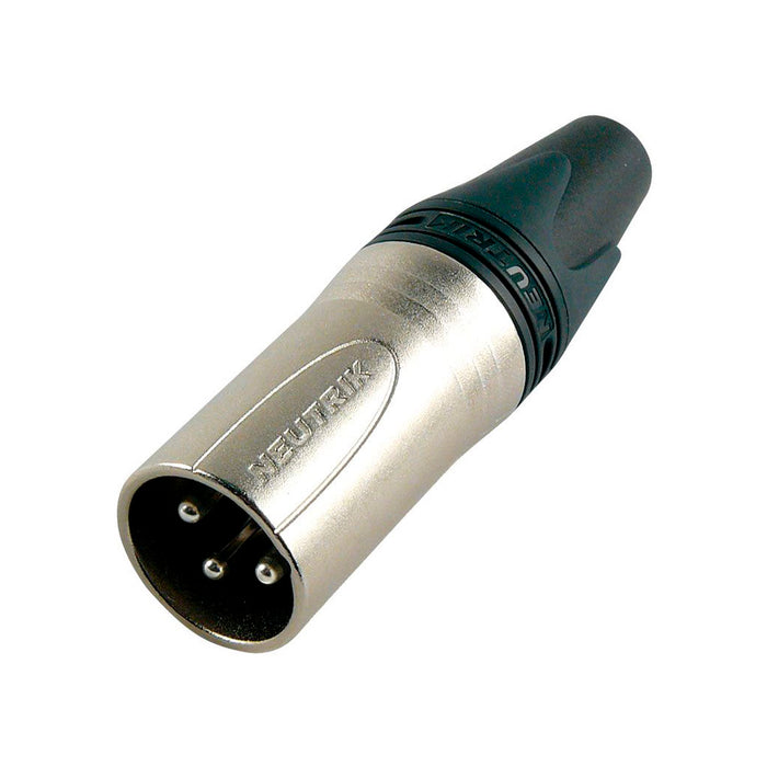 Conector Xlr Neutrik Macho Niquel Nc3Mxx - gbamusicstore