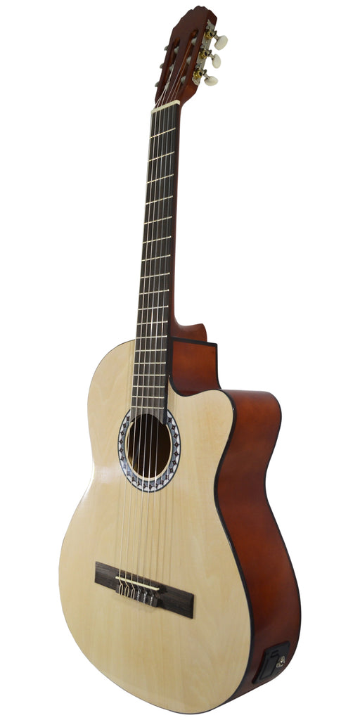 Guitarra Gewa E/Acust. 4/4 Natural Resaq - gbamusicstore